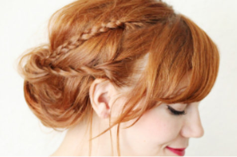 Braided Chignon hair style